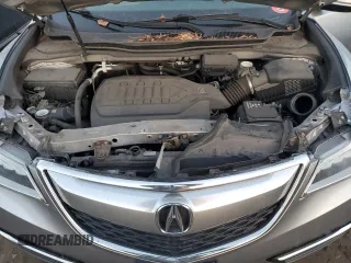 2016 Acura MDX w/Tech with VIN 5FRYD4H47GB060373, listed as a Copart auction lot 88132165 with 91,435 mi miles and Non Repairable. Bid and sale history available at carsss.com. Image 12.