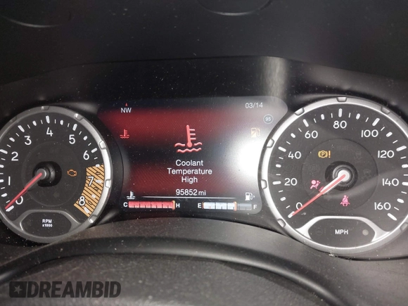 2019 Jeep Renegade Trailhawk z VIN ZACNJBC11KPJ92963, wystawiony jako IAAI lot #41811338 z przebiegiem 95 852 mil mil oraz . Historia ofert i sprzedaży dostępna na DreamBid. Obrazek 7.