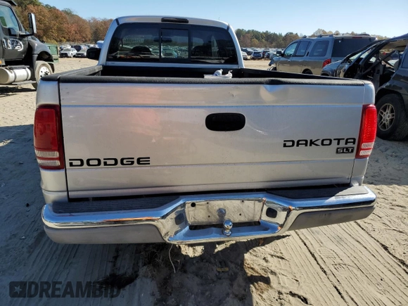 2003 Dodge Dakota SLT with VIN 1D7HL42N53S266476, listed as a Copart auction lot 79446004 with 139,911 mi miles and Salvage Title. Bid and sale history available at carsss.com. Image 6.