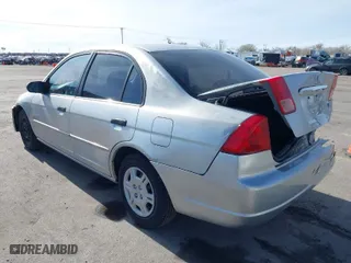 2001 Honda Civic LX with VIN 2HGES16541H582062, listed as a IAAI auction lot 41752262 with 183,832 mi miles. Bid and sale history available at carsss.com. Image 3.
