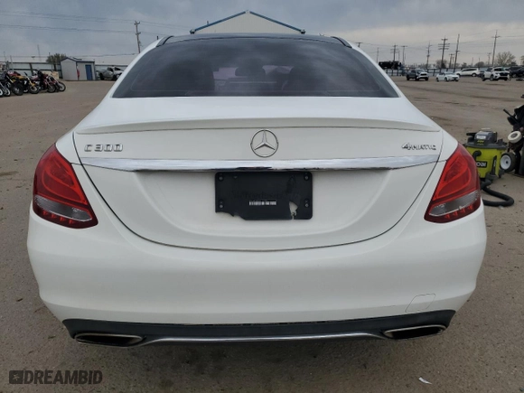 2016 Mercedes-Benz C-Class C 300 Luxury with VIN 55SWF4KB4GU137158, listed as a Copart auction lot 50623555 with 109,809 mi miles and Clean Title. Bid and sale history available at carsss.com. Image 6.