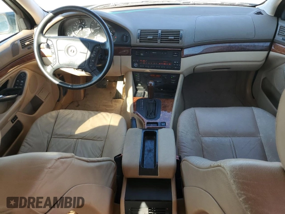 1999 BMW 5 Series 528iAt with VIN WBADP6345XBV62020, listed as a Copart auction lot 46804705 with 221,575 mi miles and Salvage Title. Bid and sale history available at carsss.com. Image 8.