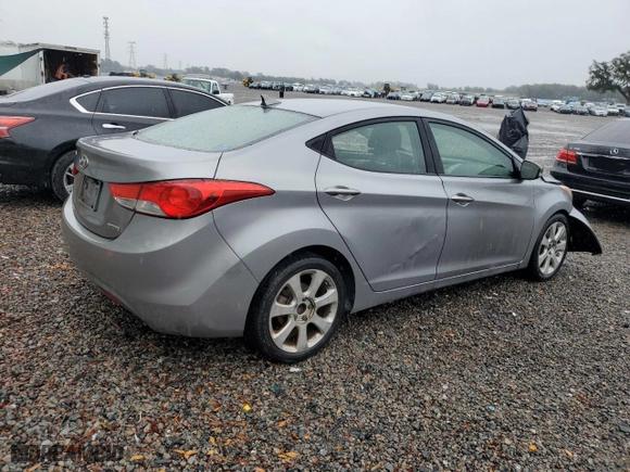 2012 Hyundai Elantra GLS with VIN KMHDH4AE5CU310844, listed as a Copart auction lot 46615385 with 140,117 mi miles and Salvage Title. Bid and sale history available at carsss.com. Image 3.