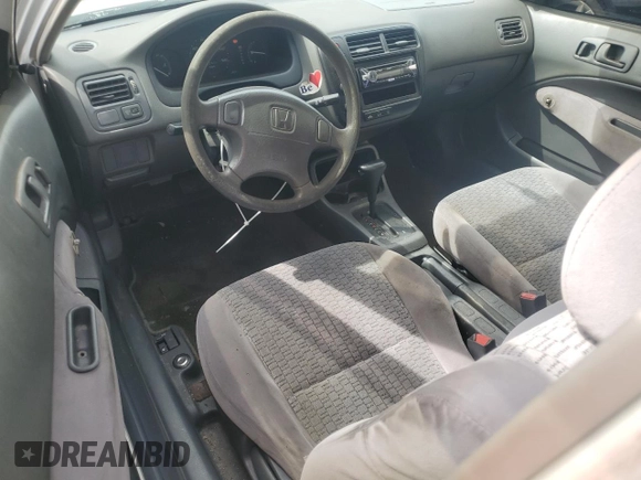 1999 Honda Civic DX with VIN 1HGEJ6223XL076584, listed as a Copart auction lot 51202925 with 282,306 mi miles and Salvage Title. Bid and sale history available at DreamBid. Image 8.