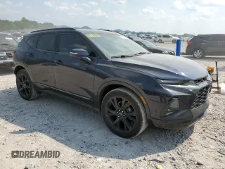 2020 Chevrolet Blazer RS with VIN 3GNKBERS2LS602195, listed as a Copart auction lot 59052535 with 81,371 mi miles and Salvage title. Bid and sale history available at DreamBid. Image 4.
