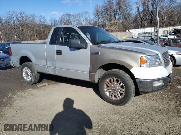 2005 Ford F-150 XL with VIN 1FTRF14W95NA87238, listed as a Copart auction lot 82993744 with 0 mi miles and Salvage Title. Bid and sale history available at carsss.com. Image 4.