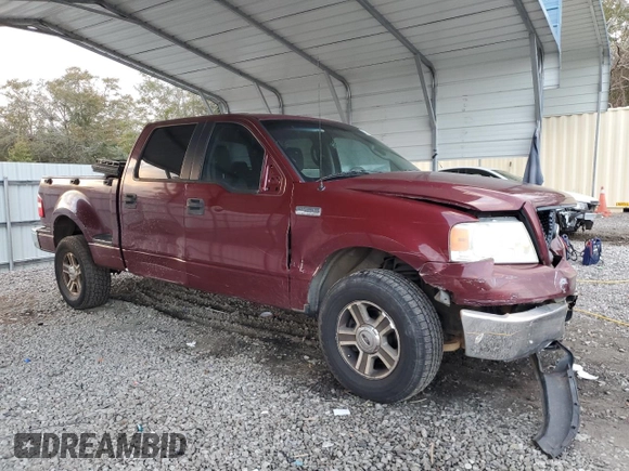 2006 Ford F-150 XLT with VIN 1FTPW04576KC53736, listed as a Copart auction lot 82141344 with 252,185 mi miles and Salvage Title. Bid and sale history available at carsss.com. Image 4.