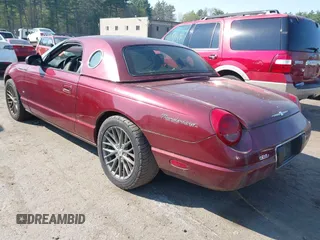 2004 Ford Thunderbird Deluxe with VIN 1FAHP60A34Y110824, listed as a IAAI auction lot 42155374 with 77,042 mi miles. Bid and sale history available at carsss.com. Image 3.
