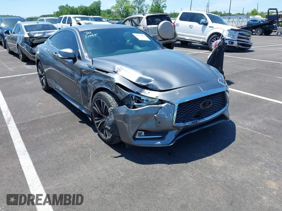 2017 Infiniti Q60 Premium with VIN JN1EV7EL2HM550150, listed as a IAAI auction lot 42324819 with 104,799 mi miles and . Bid and sale history available at DreamBid. Image 1.