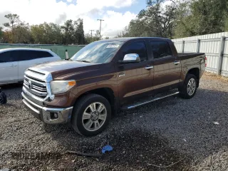 2016 Toyota Tundra Platinum z VIN 5TFGW5F1XGX205613, wystawiony jako Copart lot #83857424 z przebiegiem 77 389 mil mil oraz Szkoda całkowita • Salvage title. Historia ofert i sprzedaży dostępna na DreamBid. Obrazek 1.