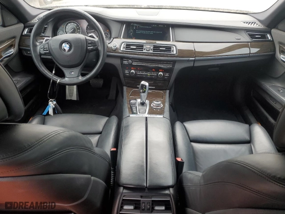 2013 BMW 7 Series 750Li xDrive with VIN WBAYF8C52DD141574, listed as a Copart auction lot 46668435 with 110,079 mi miles and Clean Title. Bid and sale history available at carsss.com. Image 8.
