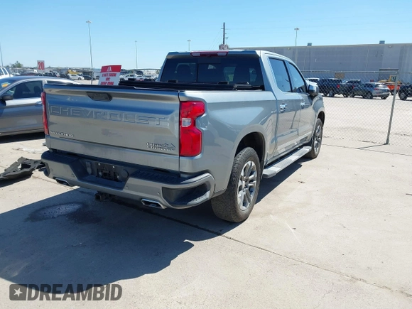 2024 Chevrolet Silverado 1500 with VIN 2GCUDJED1R1196328, listed as a IAAI auction lot 41723487 with 41,073 mi miles and . Bid and sale history available at DreamBid. Image 4.