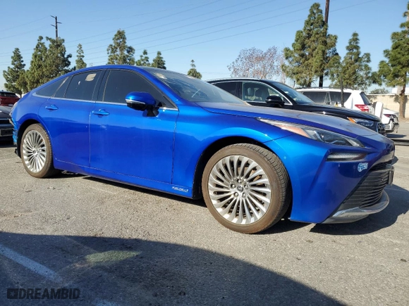 2021 Toyota Mirai XLE with VIN JTDAAAAA9MA000688, listed as a Copart auction lot 52802905 with 0 mi miles and Clean Title. Bid and sale history available at carsss.com. Image 4.
