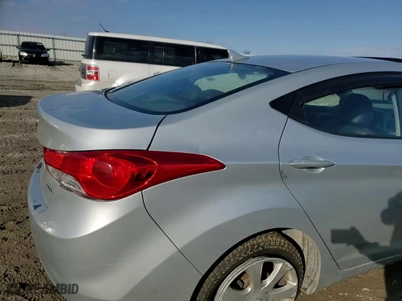 2012 Hyundai Elantra Limited with VIN 5NPDH4AE8CH132720, listed as a Copart auction lot 44357175 with 181,657 mi miles and Salvage Title. Bid and sale history available at carsss.com. Image 10.