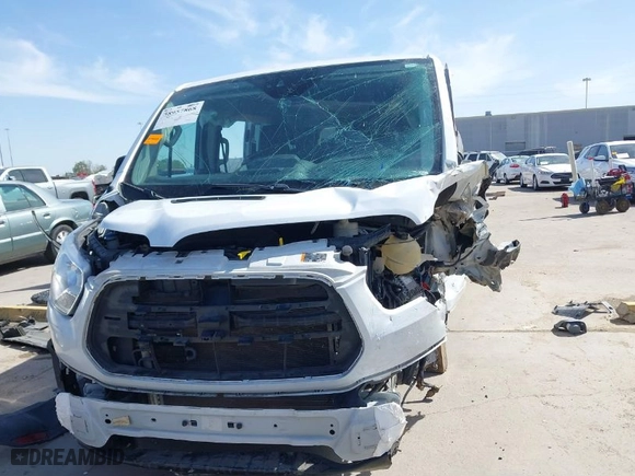 2018 Ford Transit Passenger Wagon XL with VIN 1FBZX2YM0JKA87639, listed as a IAAI auction lot 38957868 with 1 mi miles. Bid and sale history available at carsss.com. Image 12.