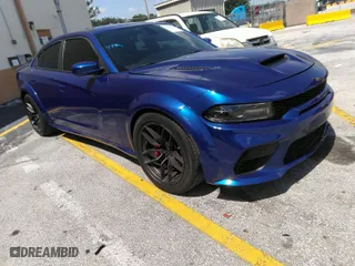 2021 Dodge Charger SRT Hellcat Widebody with VIN 2C3CDXL92MH503507, listed as a IAAI auction lot 41987646 with 32,389 mi miles. Bid and sale history available at carsss.com. Image 1.