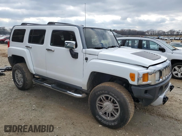 2008 Hummer H3 SUV Luxury with VIN 5GTEN13E888140825, listed as a Copart auction lot 44379165 with 125,394 mi miles and Salvage Title. Bid and sale history available at carsss.com. Image 4.
