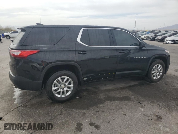 2020 Chevrolet Traverse LS with VIN 1GNERFKWXLJ257852, listed as a Copart auction lot 49618675 with 83,057 mi miles and Clean Title. Bid and sale history available at carsss.com. Image 3.