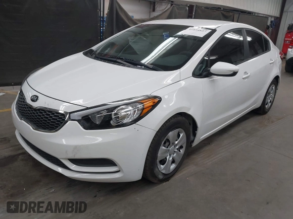 2016 Kia Forte LX with VIN KNAFK4A63G5616512, listed as a IAAI auction lot 41894857 with 44,844 mi miles. Bid and sale history available at carsss.com. Image 17.