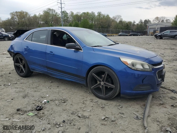 2015 Chevrolet Malibu LS with VIN 1G11B5SL9FF183500, listed as a Copart auction lot 52832665 with 162,511 mi miles and Salvage Title. Bid and sale history available at carsss.com. Image 4.