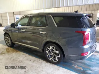 2022 Hyundai Palisade Calligraphy z VIN KM8R74HE6NU406645, wystawiony jako Copart lot #44966305 z przebiegiem 47 795 mil mil oraz Szkoda całkowita • Salvage title. Historia ofert i sprzedaży dostępna na DreamBid. Obrazek 2.