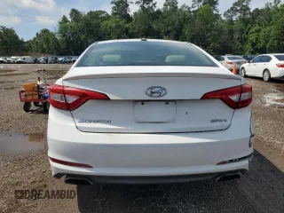 2015 Hyundai Sonata Sport with VIN 5NPE34AF8FH081784, listed as a Copart auction lot 58477355 with 216,957 mi miles and Clean title. Bid and sale history available at DreamBid. Image 6.