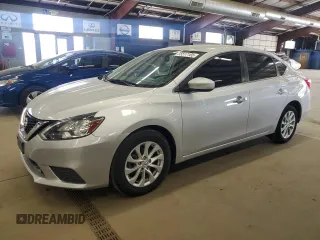 2019 Nissan Sentra SV with VIN 3N1AB7AP0KY448558, listed as a Copart auction lot 55517165 with 126,033 mi miles and Clean Title. Bid and sale history available at carsss.com. Image 1.