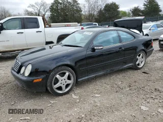 2002 Mercedes-Benz CLK 320/430 with VIN WDBLJ70G42F199391, listed as a Copart auction lot 50912095 with 274,802 mi miles and Salvage Title. Bid and sale history available at DreamBid. Image 1.