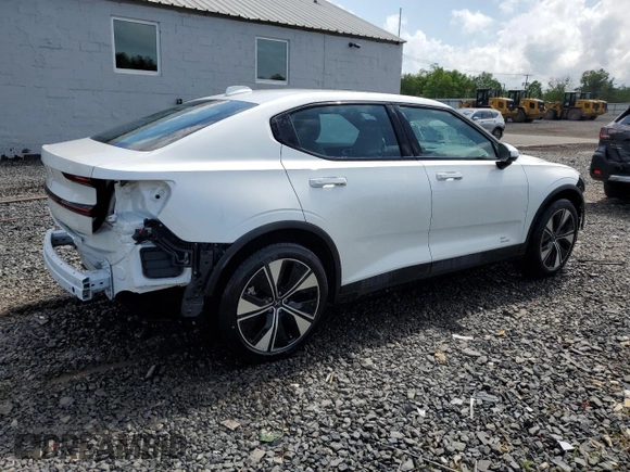 2024 Polestar 2 z VIN YSMFD3KA4RL223132, wystawiony jako Copart lot #55746955 z przebiegiem 6101 mil mil oraz Szkody całkowita. Historia ofert i sprzedaży dostępna na DreamBid. Obrazek 3.