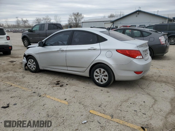 2016 Hyundai Accent SE with VIN KMHCT4AE3GU013488, listed as a Copart auction lot 49737635 with 158,835 mi miles and Salvage Title. Bid and sale history available at carsss.com. Image 2.