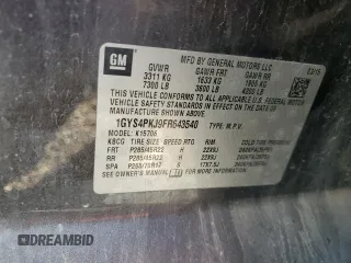 2015 Cadillac Escalade Platinum z VIN 1GYS4PKJ9FR643540, wystawiony jako Copart lot #80931014 z przebiegiem 156 820 mil mil oraz Szkoda całkowita • Salvage title. Historia ofert i sprzedaży dostępna na DreamBid. Obrazek 14.
