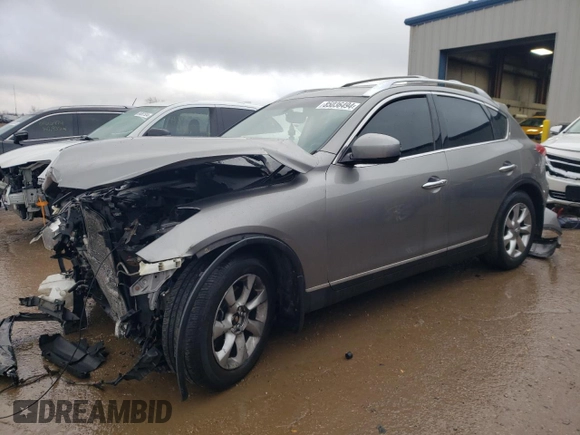 2008 Infiniti EX Journey with VIN JNKAJ09F48M359699, listed as a Copart auction lot 85036494 with 129,040 mi miles and Salvage Title. Bid and sale history available at DreamBid. Image 1.