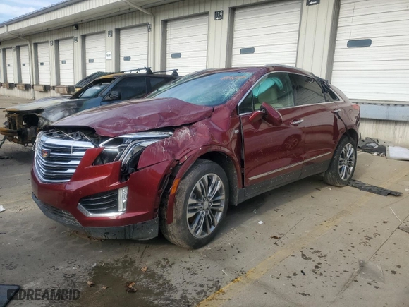 2017 Cadillac XT5 Premium Luxury FWD with VIN 1GYKNCRS1HZ121654, listed as a Copart auction lot 44440455 with NaN miles and Clean Title. Bid and sale history available at carsss.com. Image 1.