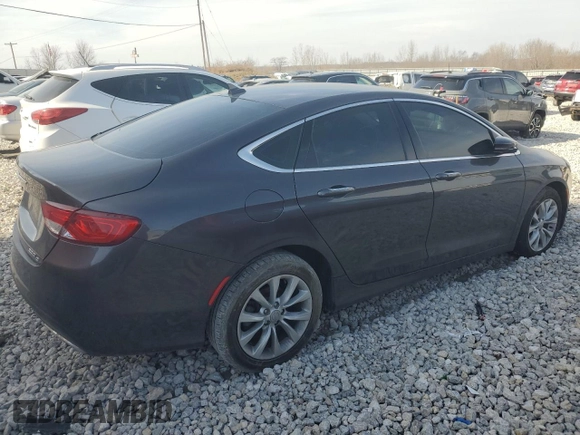 2015 Chrysler 200 C with VIN 1C3CCCCG8FN605530, listed as a Copart auction lot 48459805 with 102,326 mi miles and Clean Title. Bid and sale history available at carsss.com. Image 3.