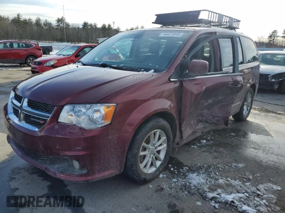 2019 Dodge Grand Caravan SXT with VIN 2C4RDGCG3KR689912, listed as a Copart auction lot 44472845 with 96,282 mi miles and Salvage Title. Bid and sale history available at carsss.com. Image 1.
