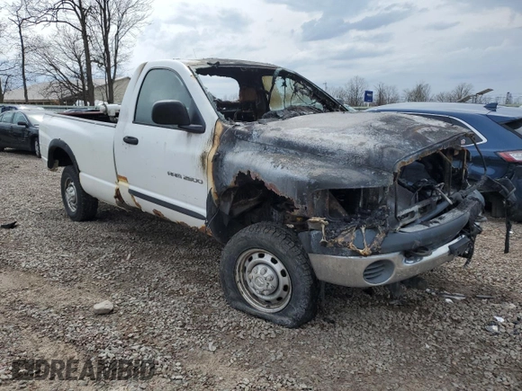 2005 Dodge 2500 ST with VIN 3D7KS26D15G832237, listed as a Copart auction lot 53692635 with Not Provided miles and Salvage Title. Bid and sale history available at carsss.com. Image 4.