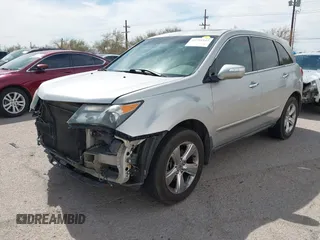 2013 Acura MDX with VIN 2HNYD2H27DH517185, listed as a IAAI auction lot 41799347 with 125,437 mi miles. Bid and sale history available at carsss.com. Image 2.