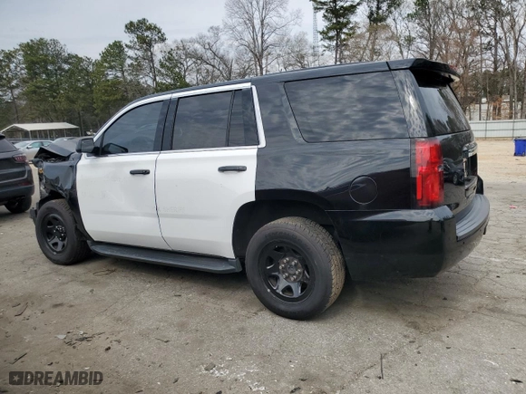 2018 Chevrolet Tahoe Commercial with VIN 1GNLCDEC1JR136592, listed as a Copart auction lot 47056925 with 126,682 mi miles and Clean Title. Bid and sale history available at carsss.com. Image 2.