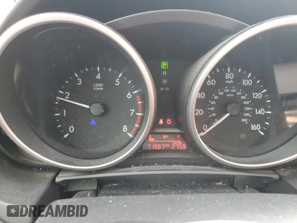 2013 Mazda 5 Sport with VIN JM1CW2BL6D0149713, listed as a Copart auction lot 50069095 with 71,987 mi miles and Salvage Title. Bid and sale history available at DreamBid. Image 9.