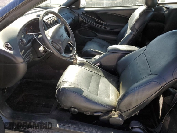 1996 Ford Mustang GT with VIN 1FALP45X3TF204806, listed as a Copart auction lot 84204974 with 137,676 mi miles and Salvage Title. Bid and sale history available at carsss.com. Image 7.