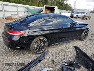 2023 Mercedes-Benz C 300 with VIN W1KWJ8DB2PG131066, listed as a Copart auction lot 78789684 with 9,617 mi miles and Salvage Title. Bid and sale history available at DreamBid. Image 3.
