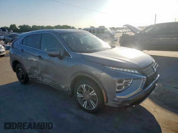 2024 Mitsubishi Eclipse Cross SE with VIN JA4ATWAAXRZ000676, listed as a Copart auction lot 61229375 with 25,875 mi miles and Salvage title. Bid and sale history available at DreamBid. Image 4.