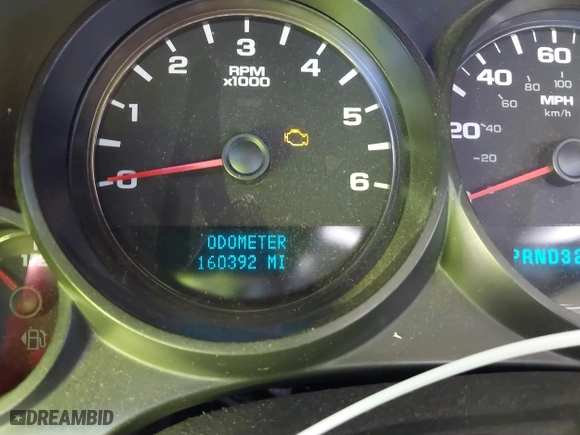 2007 Chevrolet Silverado 1500 Work Truck with VIN 1GCEC19C77Z503305, listed as a IAAI auction lot 41253453 with 160,392 mi miles. Bid and sale history available at carsss.com. Image 7.