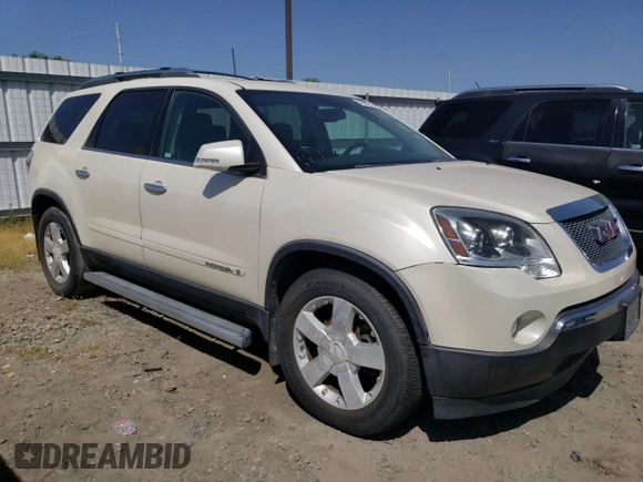 2008 GMC Acadia SLT2 with VIN 1GKEV33738J284784, listed as a Copart auction lot 54266755 with Not Provided miles and Clean Title. Bid and sale history available at DreamBid. Image 4.