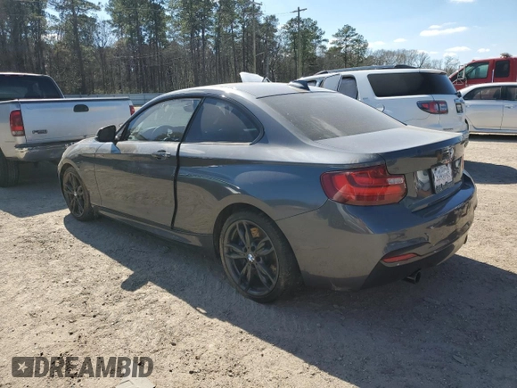 2016 BMW 2 Series M235i with VIN WBA1J7C56GV359624, listed as a Copart auction lot 43569464 with 99,100 mi miles. Bid and sale history available at carsss.com. Image 2.