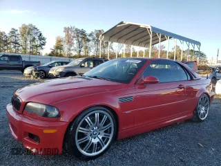 2003 BMW 3 Series M3 with VIN WBSBR93433PK01042, listed as a Copart auction lot 76349444 with 122,826 mi miles and Salvage Title. Bid and sale history available at carsss.com. Image 1.