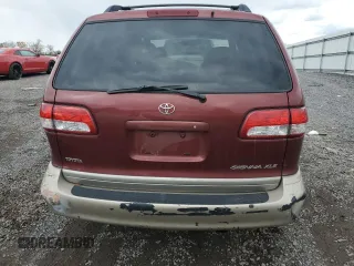 2002 Toyota Sienna LE with VIN 4T3ZF13C32U492992, listed as a Copart auction lot 81666964 with 209,215 mi miles and Salvage Title. Bid and sale history available at carsss.com. Image 6.