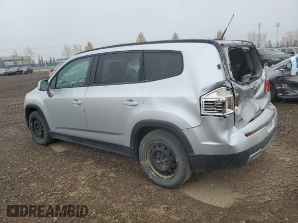 2012 Chevrolet Orlando 1LT z VIN KL77P2EM1CK550055, wystawiony jako Copart lot #77021754 z przebiegiem 127 987 mil mil oraz Szkoda całkowita • Salvage title. Historia ofert i sprzedaży dostępna na DreamBid. Obrazek 2.