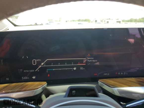 2025 Cadillac Escalade 4WD Sport Platinum with VIN 1GYS9GRL7SR239431, listed as a Copart auction lot 54129845 with 510 mi miles and Clean title. Bid and sale history available at DreamBid. Image 9.