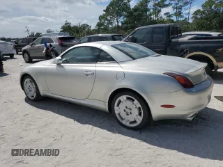 2002 Lexus SC 430 with VIN JTHFN48YX20018505, listed as a Copart auction lot 73966274 with Not Provided miles and Salvage Title. Bid and sale history available at carsss.com. Image 2.